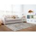 Tapete Rimma Square Retangular Veludo (150x200) Cinza
