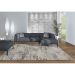 Tapete Rimma Square Retangular Veludo (200x250) Cinza