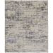 Tapete Rimma Square Retangular Veludo (250x300) Cinza