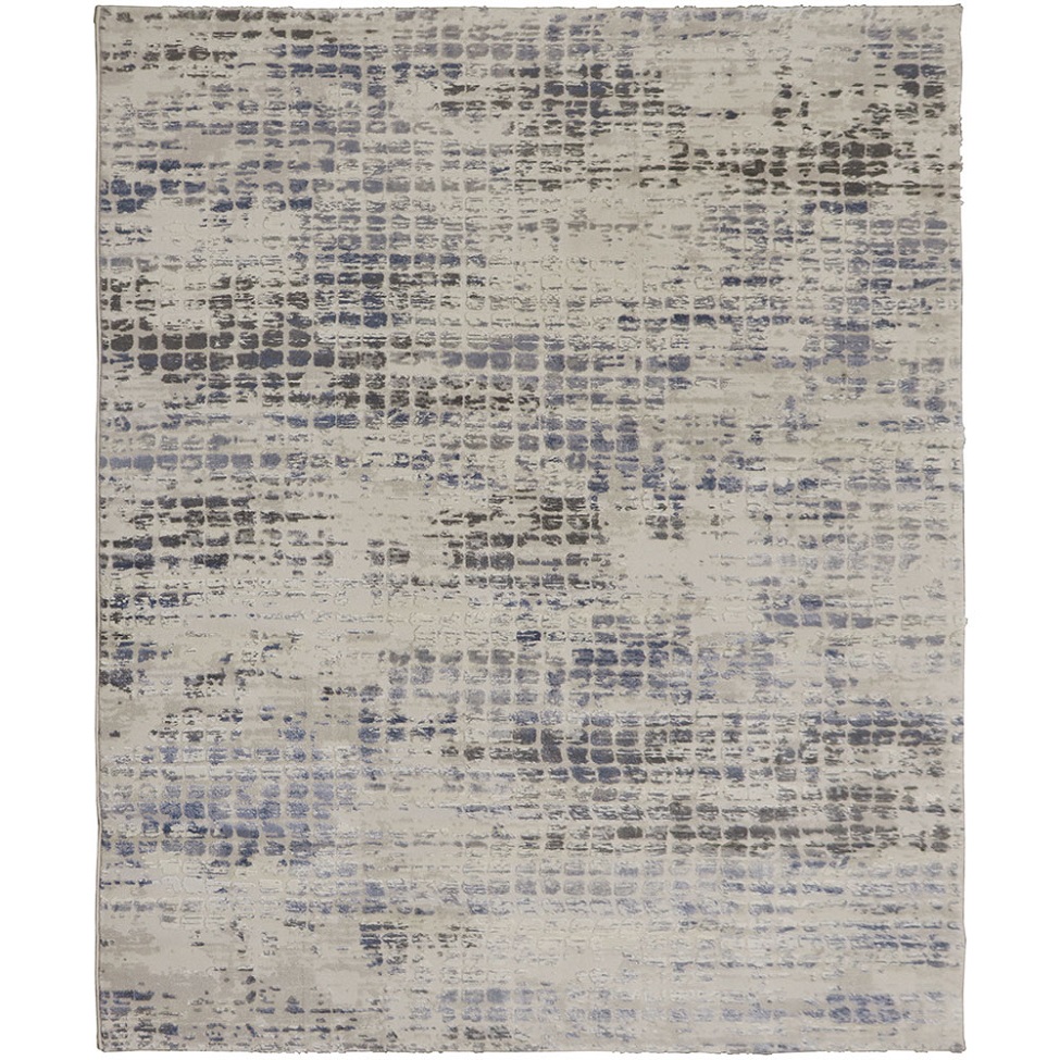 Tapete Rimma Square Retangular Veludo (250x300) Cinza