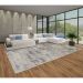 Tapete Rimma Square Retangular Veludo (250x300) Cinza