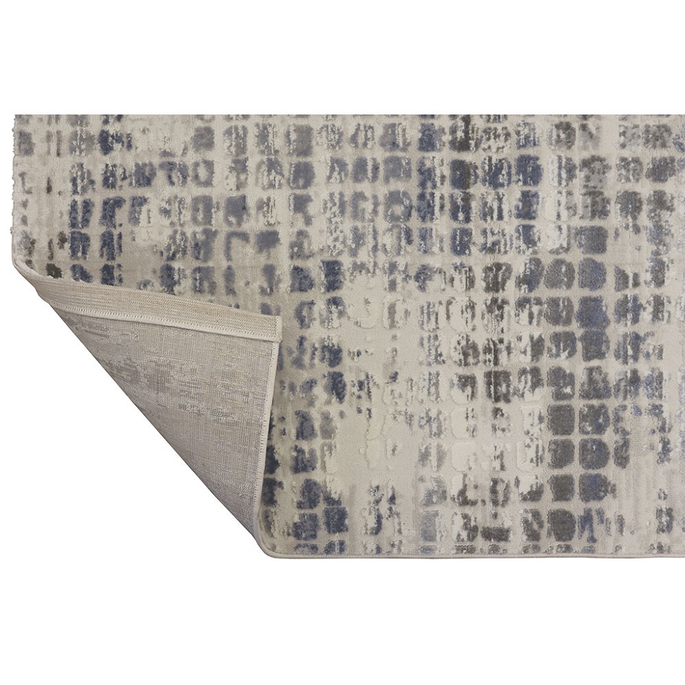 Tapete Rimma Square Retangular Veludo (250x300) Cinza