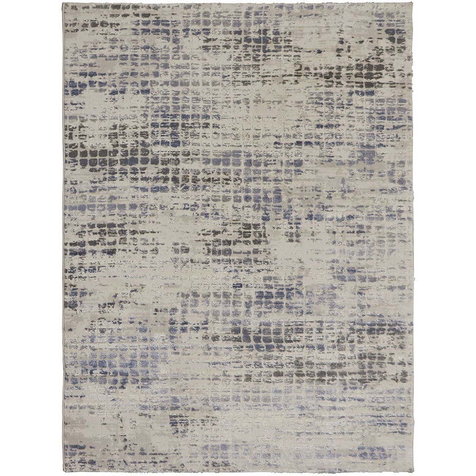 Tapete Rimma Square Retangular Veludo (300x400) Cinza