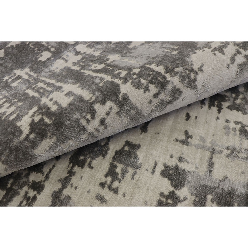 Tapete Rimma Street Retangular Veludo (200x250) Cinza