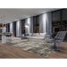 Tapete Rimma Street Retangular Veludo (250x300) Cinza