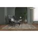 Tapete Rosimarie Blue Retangular Veludo (200x250) Cinza