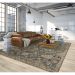 Tapete Rosimarie Blue Retangular Veludo (250x350) Cinza