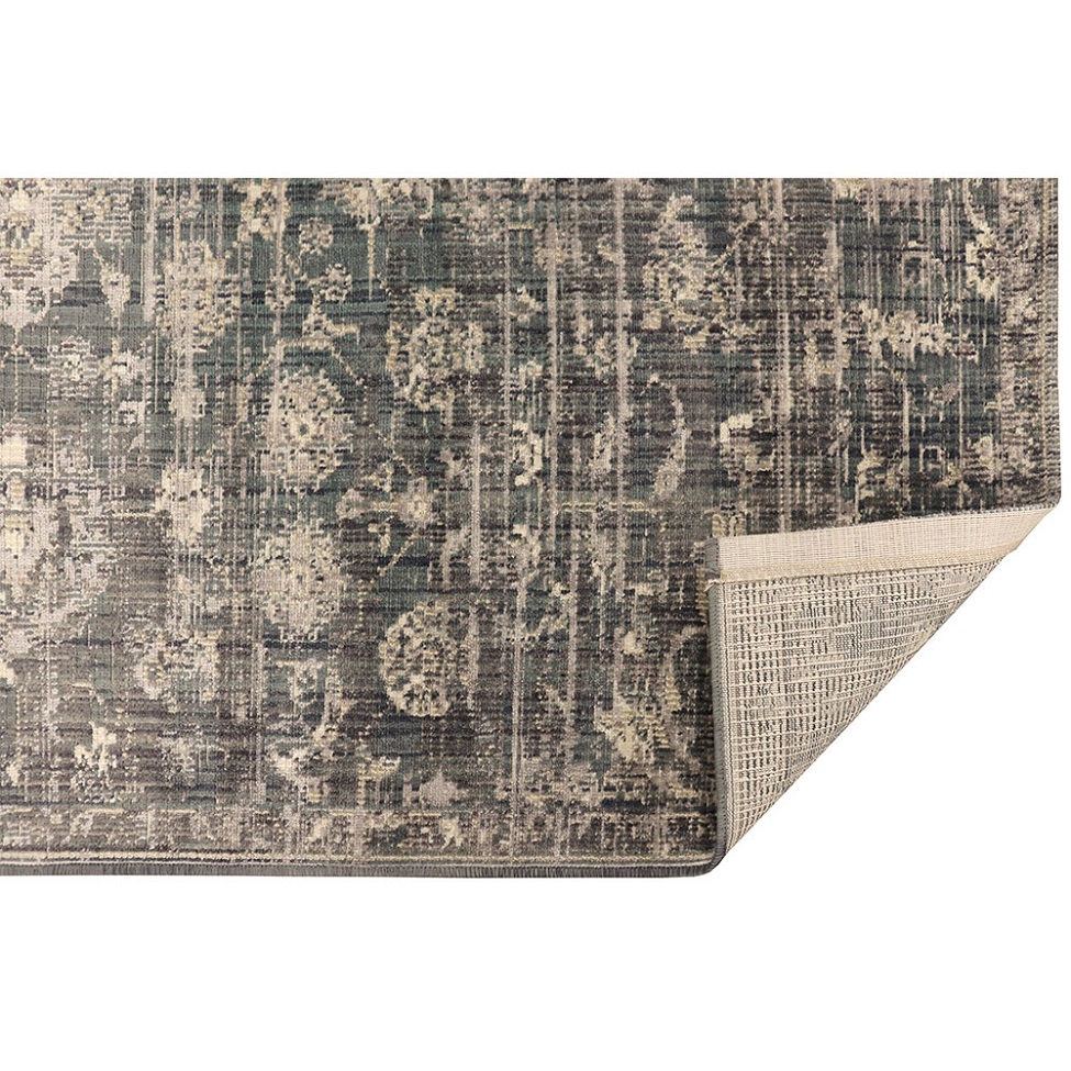 Tapete Rosimarie Blue Retangular Veludo (250x350) Cinza