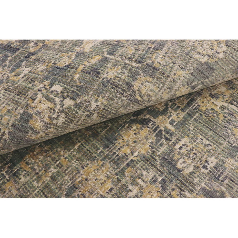 Tapete Rosimarie Gold Retangular Veludo (200x250) Cinza