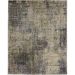 Tapete Rosimarie Platinum Retangular Veludo (200x250) Cinza