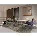 Tapete Rosimarie Platinum Retangular Veludo (200x250) Cinza