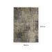 Tapete Rosimarie Platinum Retangular Veludo (200x300) Cinza