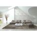 Tapete Rosimarie Platinum Retangular Veludo (250x350) Cinza