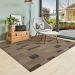 Tapete Sarja Retangular Roselan (100x150) Marrom