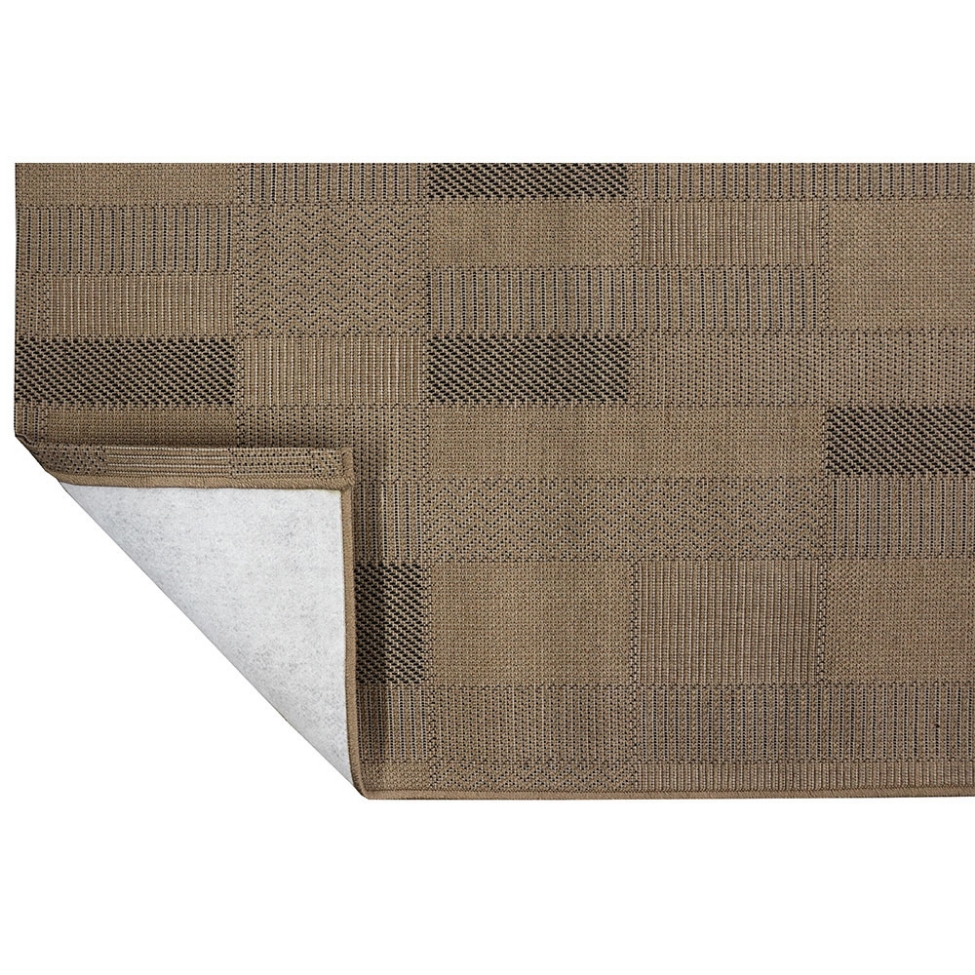 Tapete Sarja Retangular Roselan (100x150) Marrom