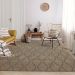 Tapete Sarja Retangular Roselan (150x200) Bambu e Preto