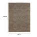 Tapete Sarja Retangular Roselan (200x300) Fibra e Preto