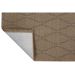 Tapete Sarja Retangular Roselan (50x100) Bambu e Preto