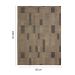 Tapete Sarja Retangular Roselan (50x100) Marrom