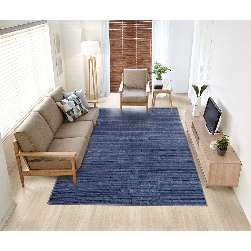 Tapete School Retangular Polipropileno (150x200) Azul