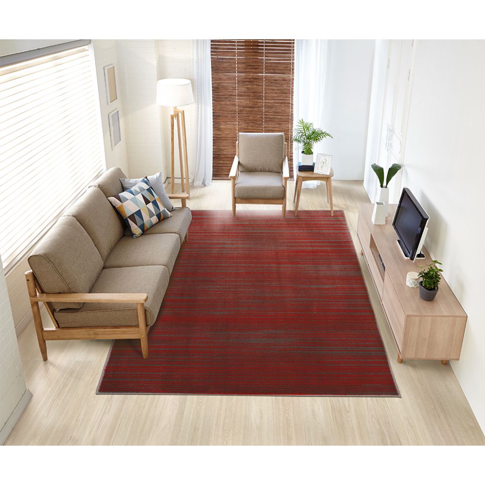 Tapete School Retangular Polipropileno (150x200) Vermelho