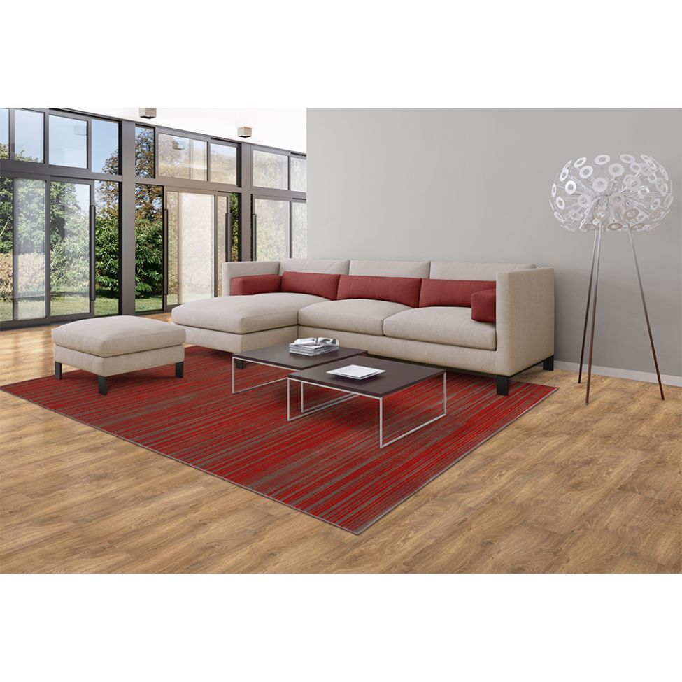 Tapete School Retangular Polipropileno (200x250) Vermelho