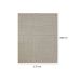 Tapete Serido Crepe Retangular Bouclé (175x320) Bege