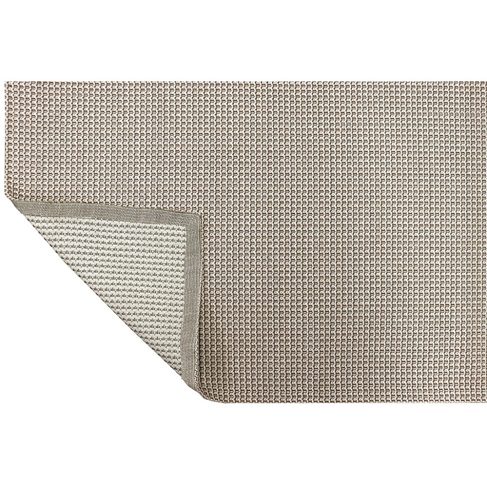 Tapete Serido Crepe Retangular Bouclé (175x320) Bege
