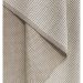 Tapete Serido Crepe Retangular Bouclé (175x320) Bege