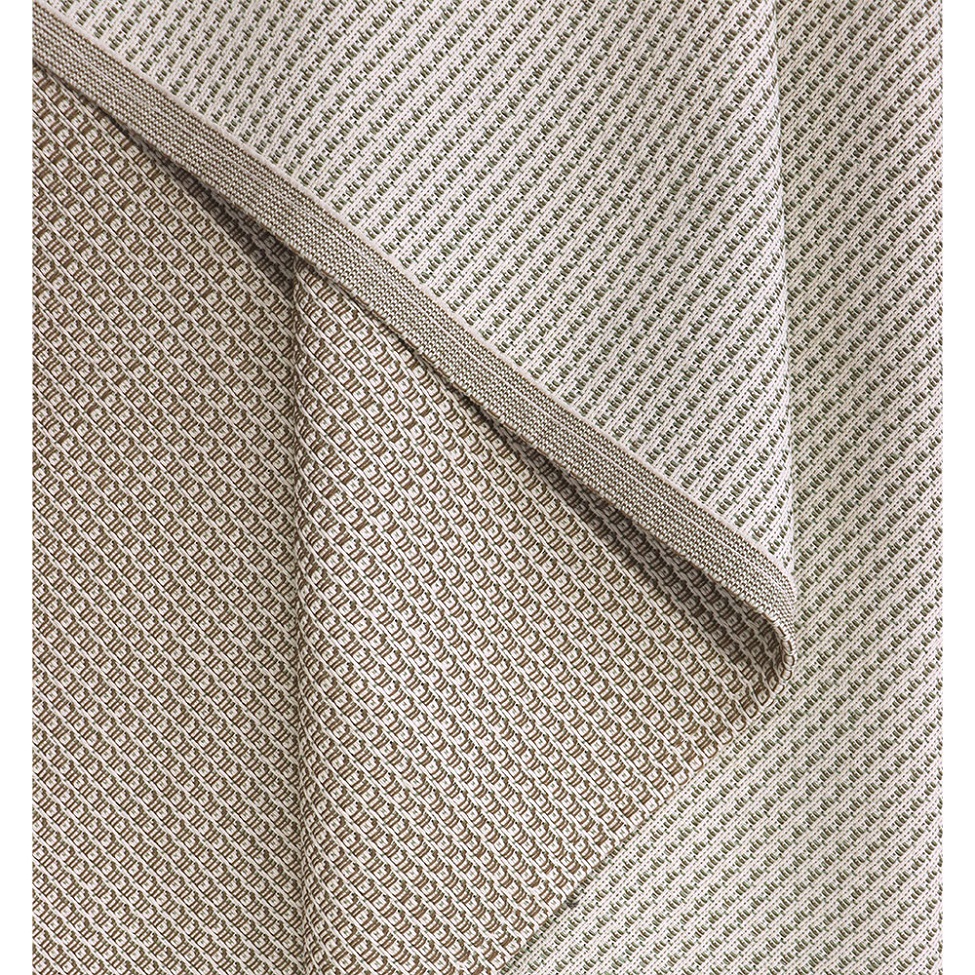 Tapete Serido Crepe Retangular Bouclé (175x320) Bege