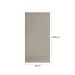 Tapete Serido Crepe Retangular Bouclé (75x150) Bege