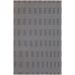 Tapete Serido Retangular Polipropileno (142x220) Grey e Navy