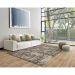 Tapete Serido Retangular Polipropileno (143x220) Cream e Taupe