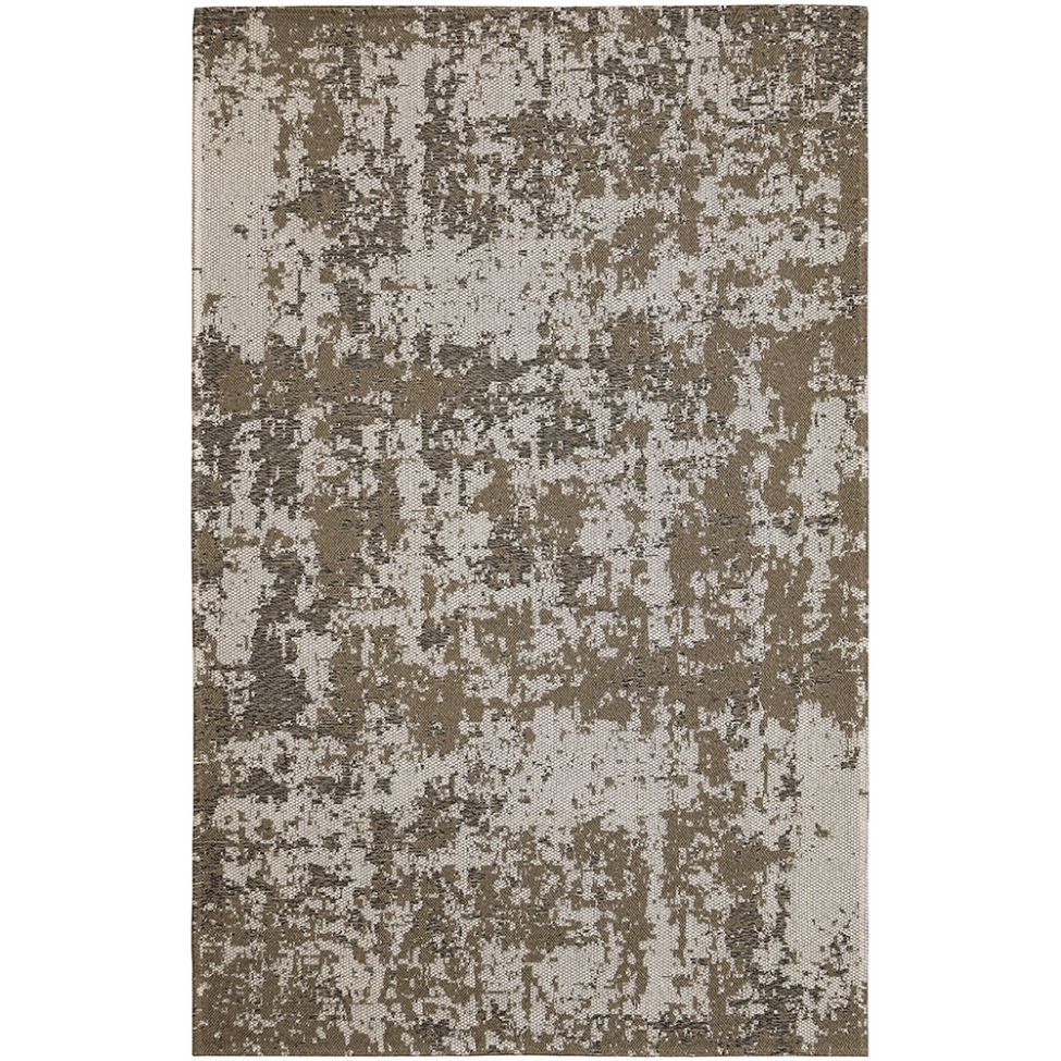 Tapete Serido Retangular Polipropileno (143x220) Cream e Taupe