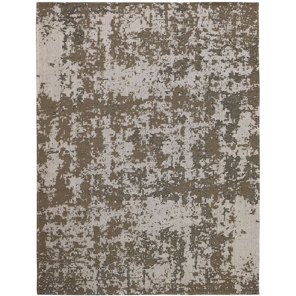 Tapete Serido Retangular Polipropileno (192x250) Cream e Taupe