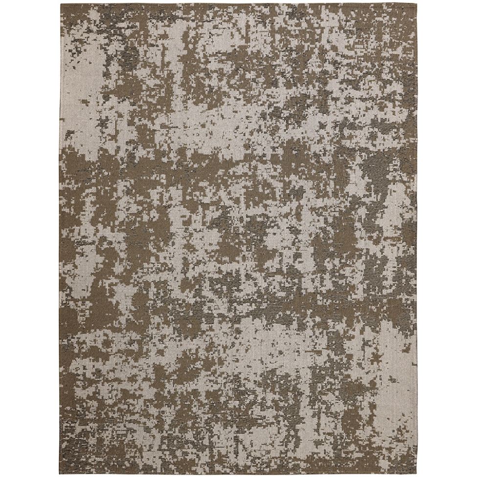 Tapete Serido Retangular Polipropileno (230x300) Cream e Taupe