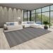 Tapete Serido Retangular Polipropileno (230x300) Grey e Navy