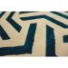 Tapete Supreme Retangular Polipropileno (100x150) Bege e Azul