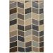 Tapete Supreme Retangular Polipropileno (100x150) Cinza e Azul