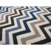 Tapete Supreme Retangular Polipropileno (200x250) Azul e Cinza