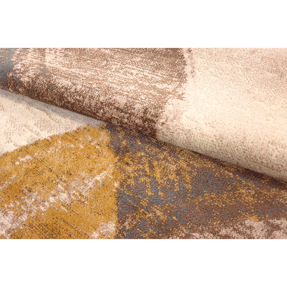 Tapete Supreme Retangular Polipropileno (200x250) Bege e Marrom