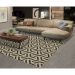 Tapete Supreme Retangular Polipropileno (200x250) Bege e Preto