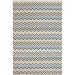 Tapete Supreme Retangular Polipropileno (200x300) Azul e Cinza
