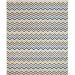 Tapete Supreme Retangular Polipropileno (250x300) Azul e Cinza