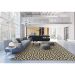 Tapete Supreme Retangular Polipropileno (250x300) Bege e Preto