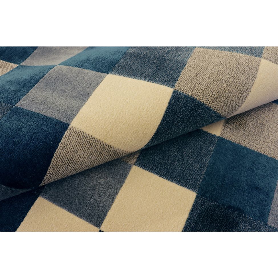 Tapete Supreme Retangular Polipropileno (300x400) Azul