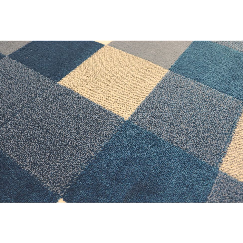 Tapete Supreme Retangular Polipropileno (300x400) Azul