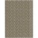 Tapete Supreme Retangular Polipropileno (300x400) Bege e Preto