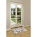 Tapete Supreme Retangular Polipropileno (50x100) Azul e Cinza