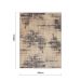 Tapete Sutil Plus Minimalista Retangular (150x200cm) Cinza